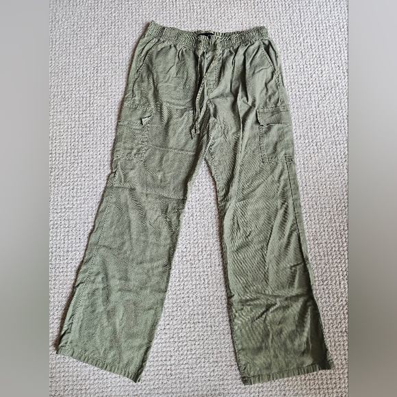 Sanctuary Good Day Wide Leg Cargo Pant Green Large Y2k Style Large - Picture 1 of 6